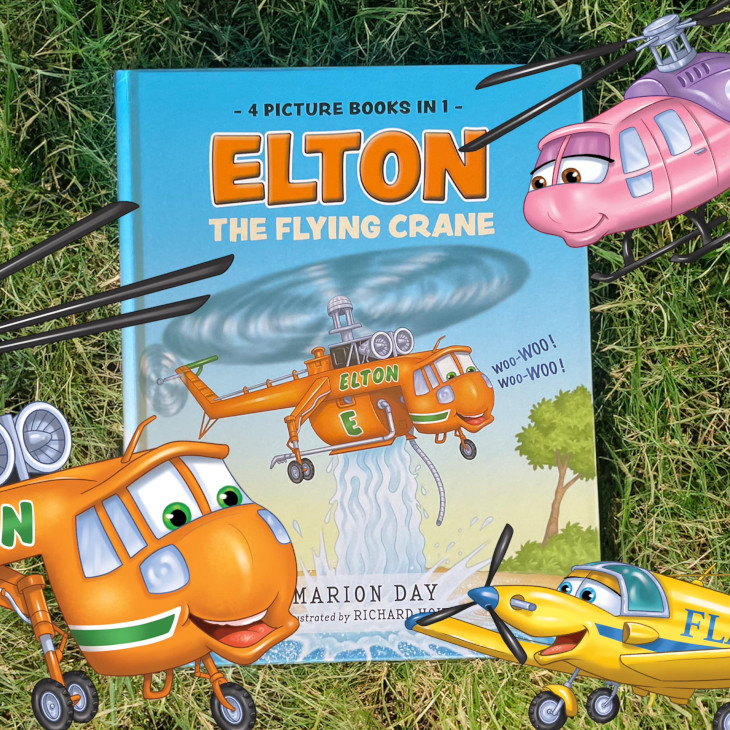 Elton the Flying Crane